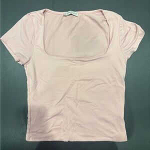 Sincerely Jules Light Pink Short Sleeve Top